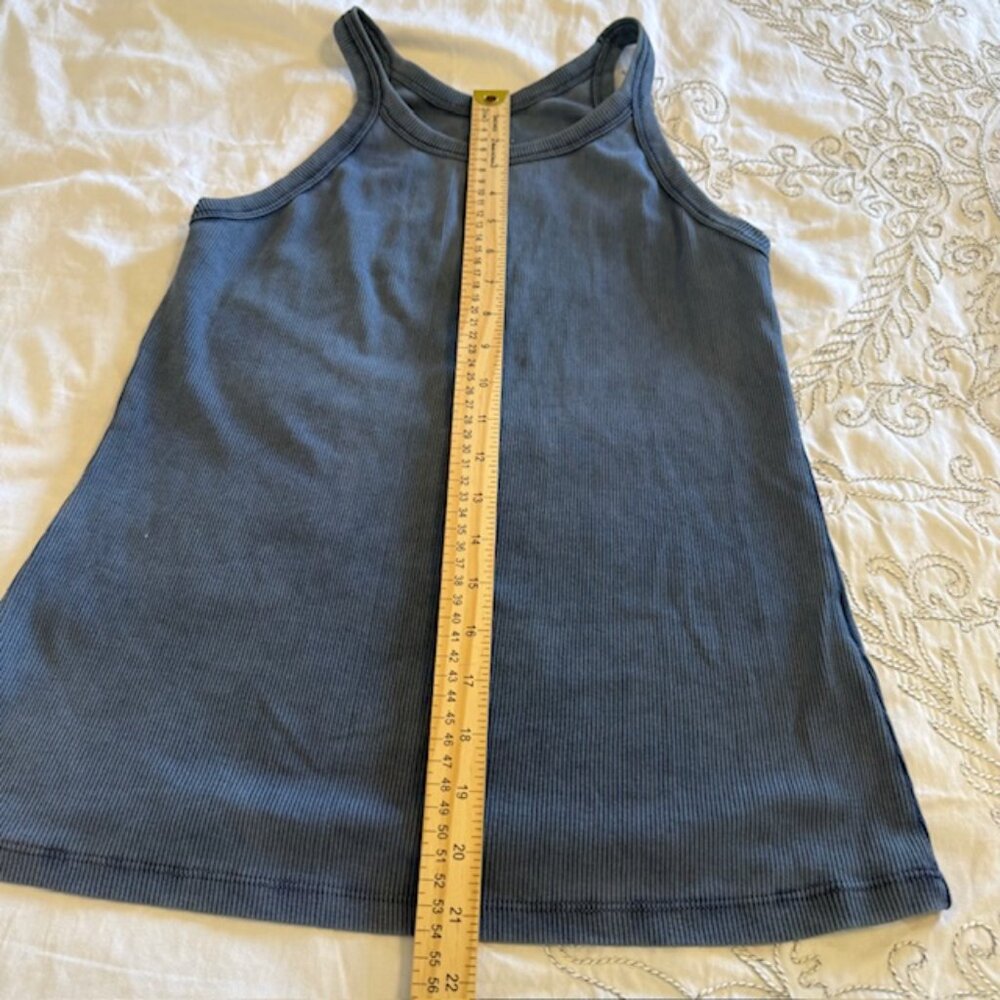 Baci Tank Top, Women's Size Large, Blue, Sleeveless - Picture 6 of 9